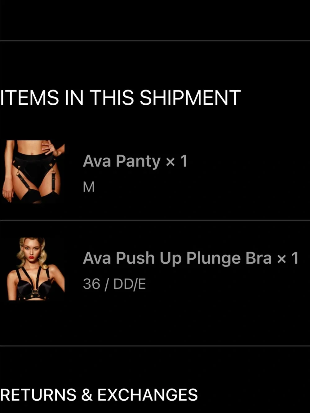 Black Satin Strappy Bra & High-Waist Garter Bikini Set Ava Rare set